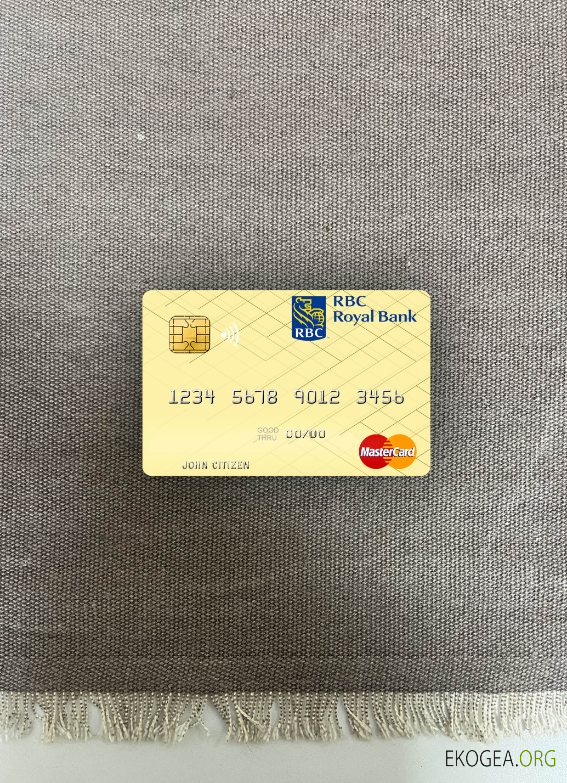 Tunisie RBC Banque Royale mastercard photolook recto